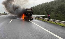 Osmaniye'de akaryakıt tankerinde çıkan yangın söndürüldü