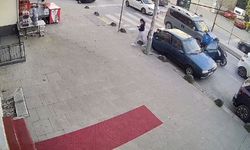 Park halindeki aracın kapısını açtı, motosikletli kurye çarptı