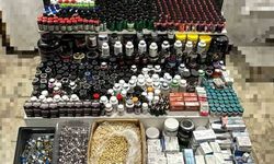 Polis 5 milyon lira değerinde kaçak ilaç ve gıda takviyesi ele geçirdi