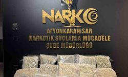 Polis kolilerle taşınan 9 kilogram uyuşturucu madde ele geçirdi