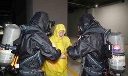 Samsun Şehir Hastanesi'nde KBRN tatbikatı