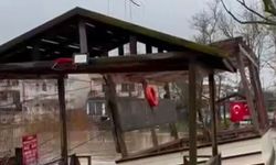 Şile'de sağanak su baskınlarına neden oldu