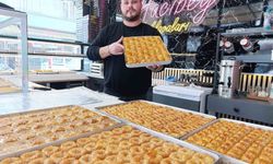 Simav'da bayram öncesi baklava satışlarında yoğunluk yaşanıyor