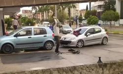 Sürekli bozulan scootera sinirlendi, öfkesini taşla parçalayarak çıkardı