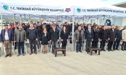 Tekirdağ'da arıcılara ekipman desteği