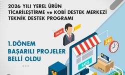 Teknik destek programının 1. dönem başarılı orojeleri açıklandı