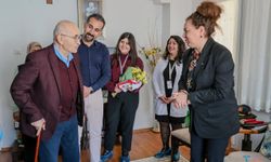 Tepecik Eğitim ve Araştırma Hastanesi'nden Kıbrıs gazisine vefa ziyareti