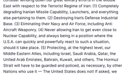 Trump: 'İran'a yönelik askeri çabaları azaltmayı düşünüyoruz, hedeflerimize çok yaklaştık'