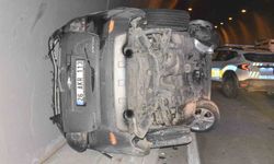 Tünelde kaza, 2 kişi yaralandı