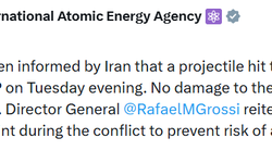 UAEA: 'İran, Buşehr Nükleer Santrali yerleşkesine füze isabet ettiğini bildirdi'