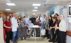 Yaşlılar haftasında palyatif servis hastalarına moral ziyareti