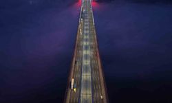 Yavuz Sultan Selim Köprüsü'nde sis manzarası mest etti