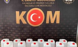 Yozgat'ta 160 litre etil alkol ele geçirildi