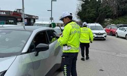 Zonguldak'ta trafik polislerinden denetim