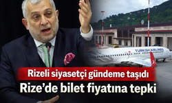 Rizeli siyasetçi gündeme taşıdı, Rize’de bilet fiyatına tepki