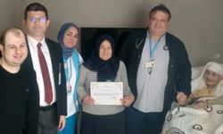 100 yaş üstü hastalara anlamlı ziyaret