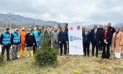 Rize Denetimli Serbeslik Müdürlüğü ağaç dikti