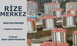 Rize'de 57 TOKİ konutunun hak sahipleri belirleniyor