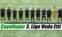 Çayelispor 2 sezon sonra 3. lige veda etti