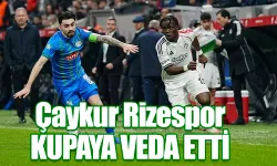 Beşiktaş'a 4-1 yenilen Çaykur Rizespor kupaya veda etti