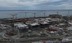 Rize Şehir Hastanesi inşaatı hızla devam ediyor