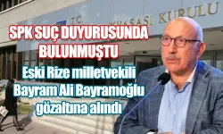 Eski Rize Milletvekili Bayram Ali Bayramoğlu gözaltına alındı