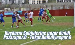 Pazarspor Tokat Belediyespor'la berabere kaldı