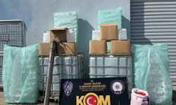 Adana'da 2 ton kaçak etil alkol ele geçirildi