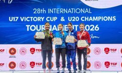 Afyonkarahisarlı sporcular güreş de milli takımı temsil etti