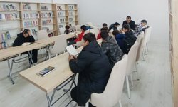 Ağaçören'de öğrenciler kütüphane ile buluştu