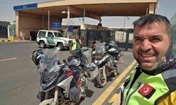 Alanya'dan kutsal topraklara motosikletle 7 bin kilometrelik yolculuk