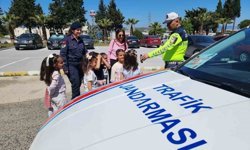 Aliağa'da, minik öğrenciler Jandarmayı yakından tanıdı