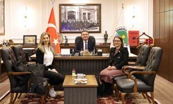Alman başkatipten Başkan Erdem'e ziyaret