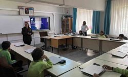 Anadolu Üniversitesi'nden Oklubalı Sabri Kahvecioğlu İlkokulu'nda girişimcilik eğitimi