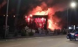 Ankara'da fabrika yangını