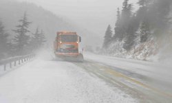 Antalya-Konya karayolunda kar yağışı başladı