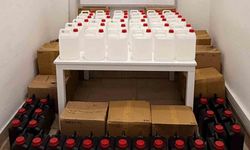 Antalya'da 550 litre kaçak etil alkol ele geçirildi