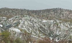 Arıcak'ta sağanak ve dolu etkili oldu