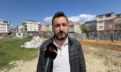 Arnavutköy'de şantiyeye kaçak moloz dökümü