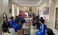 Arpaçay'da öğrencilerden gururlandıran tablo