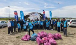 Avrasya Federasyonu'ndan Kale Salkımlı'da kıyı temizliği