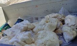 Aydın'da 11 ton süt ürünü imha edildi