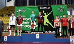 Badmintonun genç yıldızları Eskişehir'de buluştu