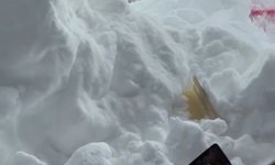 Bahar ayında kış manzarası: Karadağ'da nefes kesen çalışma