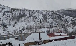 Bahar yerini kışa bıraktı: Erzincan Refahiye'de kar yağışı etkili oldu