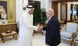 Bakan Güler, Katar Dışişleri Bakanı Al Thani ile görüştü