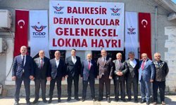 Balıkesir TCDD çalışanlarından geleneksel lokma hayrı
