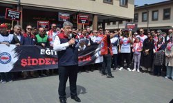 Balıkesir'de Eğitim-Bir-Sen'den Siverek saldırısına protesto