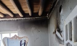 Başkale'de ev yangını maddi hasara yol açtı