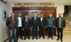 Başkan Faruk Özlü esnaf odalarını ziyaret etti